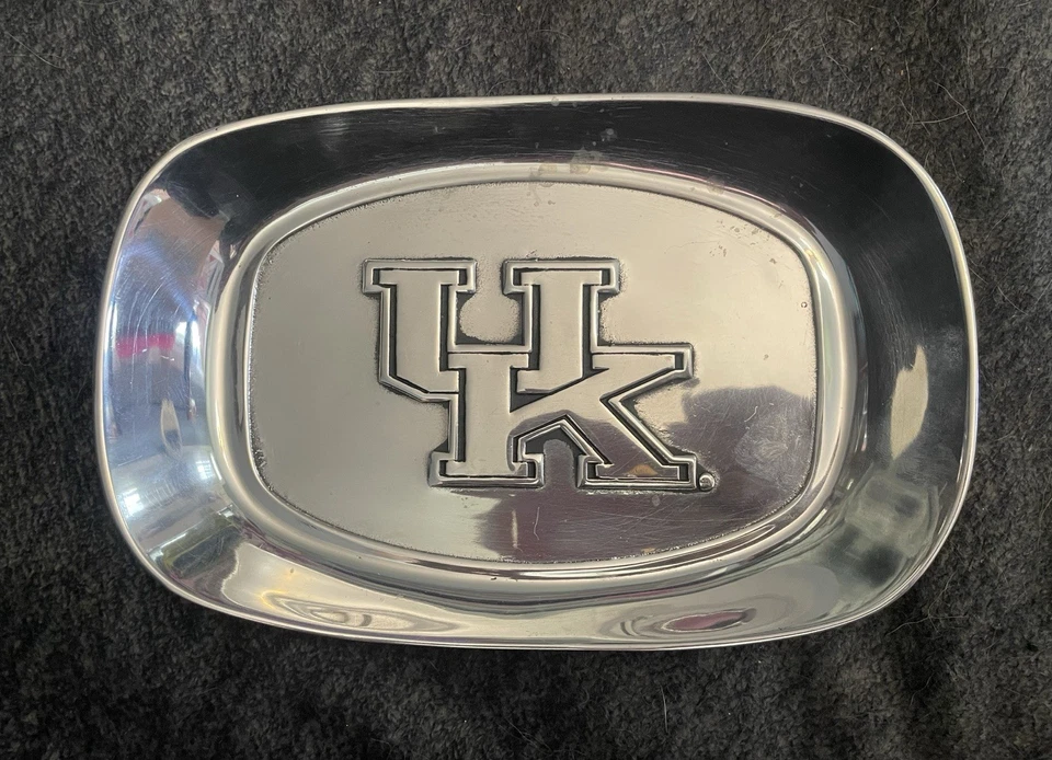 University of Kentucky Silver Logo Tray Wilton Tray Silver - Image 1 of 3