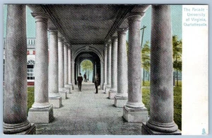 Pre-1907 ARCADE UNIVERSITY of VIRGINIA CHARLOTTESVILLE TUCK'S ANTIQUE POSTCARD - Picture 1 of 2