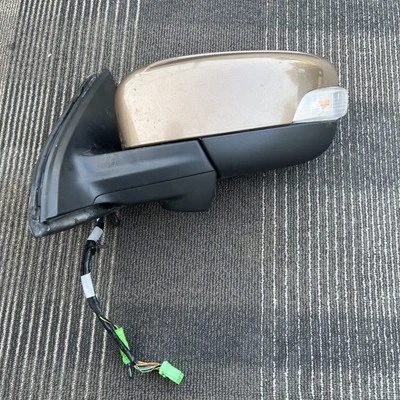 2010-2013 VOLVO XC60 LEFT Driver SIDE VIEW MIRROR Brown W/ BLIS BLIND SPOT OEM - Image 1 of 4