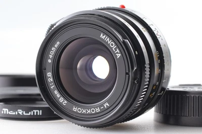 [Top MINT w/Hood] Minolta M-Rokkor 28mm f2.8 Lens for CL CLE Leica M mount JAPAN - Image 1 of 4
