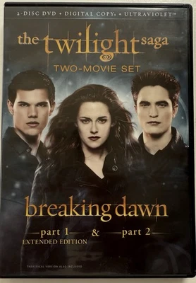 The Twilight Saga: Breaking Dawn Part 1 & 2 Two-movie Set Extended Edition DVDs - Image 1 of 3