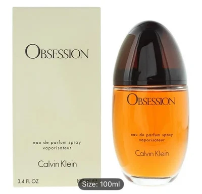 CK CALVIN KLEIN OBSESSION PERFUME FOR WOMEN 100ML EDP SPRAY BRAND NEW