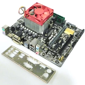 ASUS A68HM-PLUS mATX Sockel FM2+ AMD A10-7860 3,6GHz 16GB Blende ~mit Rechnung - Bild 1 von 5