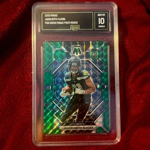 Panini Mosaic Jaxon Smith-Njigba #331 Green Prizm Rookie (RC) 2023 gema como nueva 10 - Imagen 1 de 2