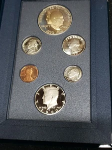 1990 Prestige Coin Set United States Silver Eisenhower Centennial Commemorative - Picture 1 of 6
