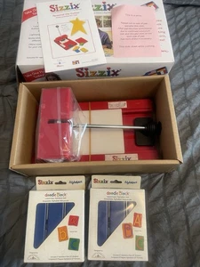 Sizzix Personal Die Cutter w/ 2 Doodle Block Alphabet Sets – Upper & Lowercase - Picture 1 of 9