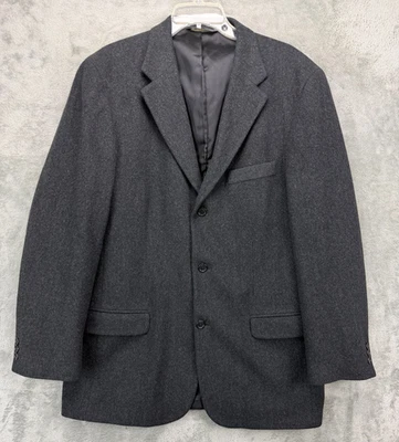 Blazer para hombre Eddie Bauer 42T carbón 3 botones mezcla de lana y cachemir Foto 1 de 4