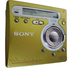 Reproductor y Grabador Walkman Minidisco Sony MZ-R700 Digital Mega Bajo Verde Sin Probar - Imagen 1 de 13