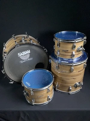 Rogers Butcher Block Shell Pack 1970s - 4 Piece Maple Shells - 12/13/16/22 - Image 1 of 4