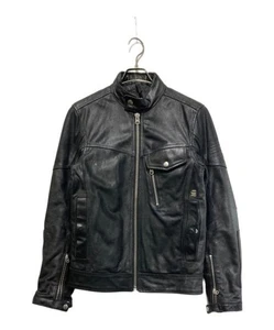 G-STAR RAW                    Leather rider jacket black - Picture 1 of 10