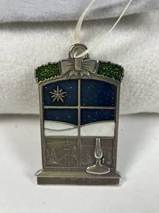 Danforth Zinn "Stille Nacht" 2018 Weihnachtsschmuck. Fenster, Landdorf - Bild 1 von 7