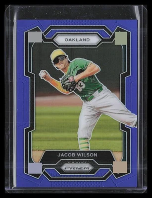 Jacob Wilson 2024 Panini Prizm #237 Blue Prizms #/199 - Image 1 of 2