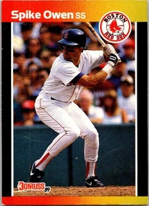 1989 Donruss #593c Spike Owen - Picture 1 of 2
