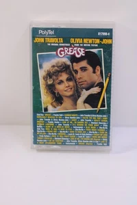 John Travolta Olivia Newton John Grease Original Movie Soundtrack Cassette Tape - Bild 1 von 4