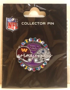 2025 SEASON WASHINGTON COMMANDERS VS DALLAS COWBOYS 10/19/25 GAME DAY PIN – NEW - Picture 1 of 2