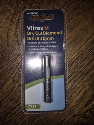 Vitrex Dry Cut Diamond Drill Bit 8mm - WAXD008 - Image 1 of 2
