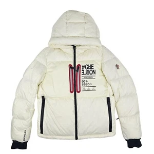 Moncler Grenoble Monteleger Boys Ivory Down Ski Jacket Age 14 Years - Picture 1 of 11