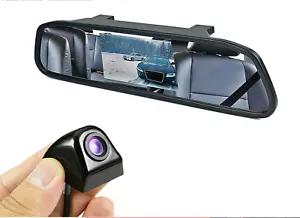 4.3" Mirror LCD Monitor +Car Rear View Kit Night Vision Reverse Backup HD Camera - Picture 1 of 24