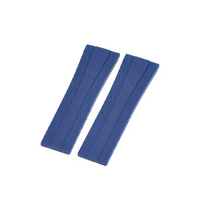 Correa de reloj de goma azul 22x18 mm para Breitling Diver Pro - Imagen 1 de 6