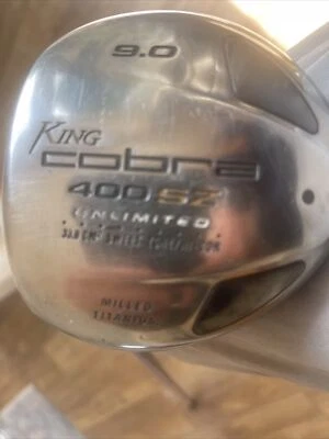 Left Handed Golf Driver King Cobra 400sz 9.5 milled titanium head . - Image 1 of 4