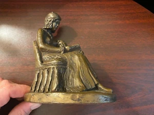 American Sculpture Society Nancy Twyman 1976 scultura festa della mamma statua bronzo - Foto 1 di 9