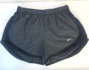Nike Running Shorts Women's Medium Marled Gray w Black Trim 3" Lined 831558-083 - Picture 1 of 10