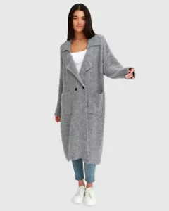 Cappotto maglione sostenibile BELLE AND BLOOM Born To Run - GrigioTaglia S/m - Foto 1 di 3