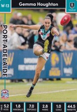 AFLW 2023 Teamcoach Port Adelaide - Gemma Houghton Card No. W-13
