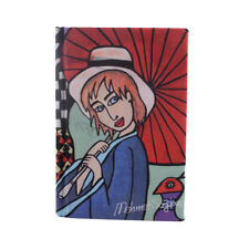 BiggDesign Girl with Umbrella,  Notebook 9x14 cm, custom design,  96 Unlined She