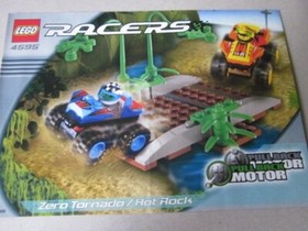 Lego Racers 4595 Zero Tornado / Hot Rock Instructions Instruction