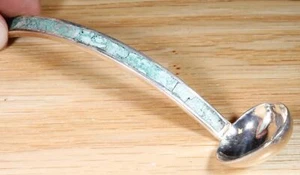 Cuchara con incrustación de turquesa de plata de ley X153C - Imagen 1 de 3