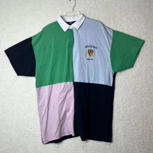 NWOT BDG Urban Outfitters Mens Colorblock Long Sleeve Shirt L LARGE - Picture 1 of 8