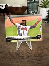 2020 TOPPS NOW # 212 RONALD ACUNA JR. 3-HR DAY Atlanta Braves 689 Printed