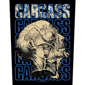 CARCASS NECRO HEAD OFFICIALLY LICENSED PRINTED SEW ON BACK PATCH - Picture 1 of 7