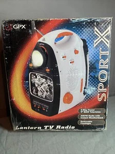 (NEW) 👀 GPX SportX 5” Lantern TV Radio TVWB534SP Great For Camping - Picture 1 of 3