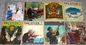 The Etude Music Magazine MIXED Vintage Lot Sheet Music Maybe Kennedy Estate GS - Picture 1 of 9