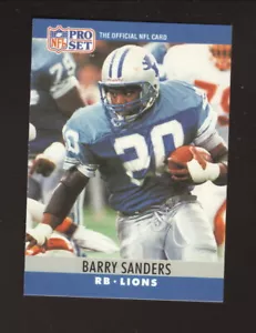 Barry Sanders--Detroit Lions--1990 Pro Set Football Card - Picture 1 of 2