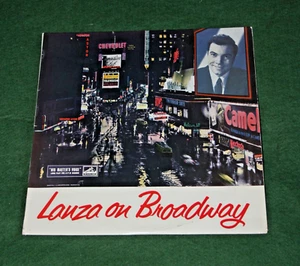 MARIO LANZA- LANZA ON BROADWAY (UK, 1957, 10", HIS MASTER'S VOICE, BLP.1091 ) - Picture 1 of 3