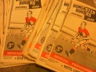 DONCASTER ROVERS HOME PROGRAMMES 1956 - 62 - CHOOSE FROM LIST 