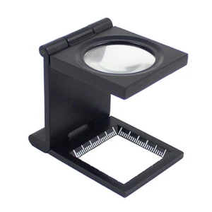 Foldable 10X 28mm  Zinc Alloy Folding Magnifier for Textile Optical H2Z8 - Picture 1 of 10