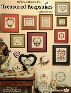 Treasured Keepsakes 14 Counted Cross Stitch Patterns Projects - Picture 1 of 4