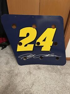 Jeff Gordon #24 NASCAR Pit Row Sign - DuPont Motorsports Winners Circle
