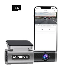4K/2K Dash Cam with ADAS 170° Wide Angle with Built-in GPS with hardwire kit # - Picture 1 of 7