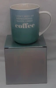 Ombre "I Don't Need An Inspiration Quote, I Need Coffee" Novelty Coffee Mug - Foto 1 di 1