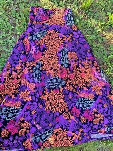 LULAROE nwot Maxi Skirt Bright Vibrant Colors Paisley Floral SEXY Sz S ❤️sj7m24 - Picture 1 of 12