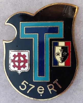 Insigne Badge 57° RT Régiment Transmissions ORIGINAL Drago FFA Allemagne - Photo 1/2