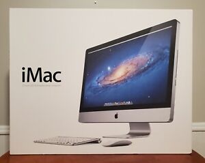 Apple iMac 27" LED Widescreen Computer **EMPTY BOX** With Packing Materials 