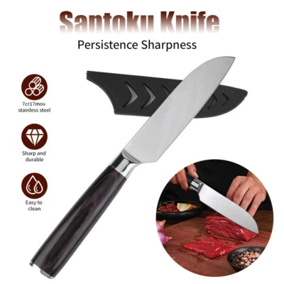 23 * 3,3 cm Profi Küchenmesser Kochmesser Damastmesser Japanisches Damaskus - Bild 1 von 4