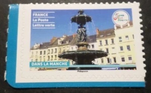 TIMBRE STAMP 2024 FONTAINE DANS LA MANCHE FRANCE TOURISME AUTOADHESIF neuf** - Photo 1/1