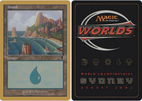 Island - Odyssey 336 - Sim Han How - 2002 ~ Near Mint World Championship X MTG M - Image 1 of 1